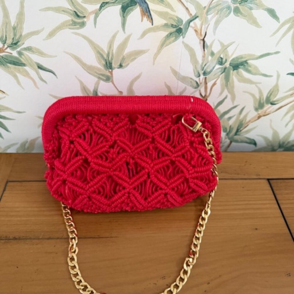 Handmade macrame bag